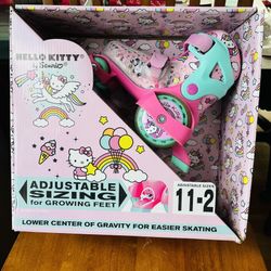 Hello Kitty  Roller  Skates - Size 11-2 