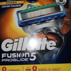 Gillette Fusion 5  Proglide 8 Catridges
