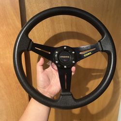 350mm Momo steering wheel rep for racing simulators 