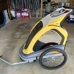 Via Velo Dual Child Bike Trailer With Jogger Kit