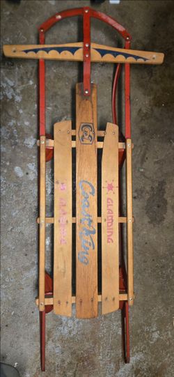 Mid 1900's Gladding Coast King Snow Sled