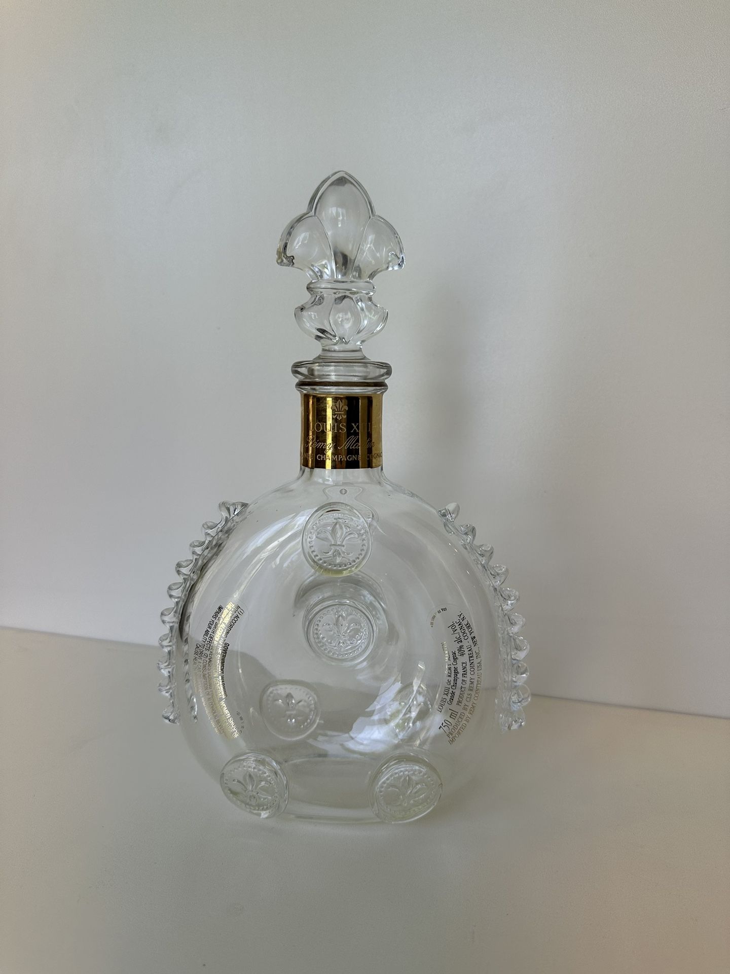 Louis XIII Remy Martin Grande Champagne Cognac Bottle