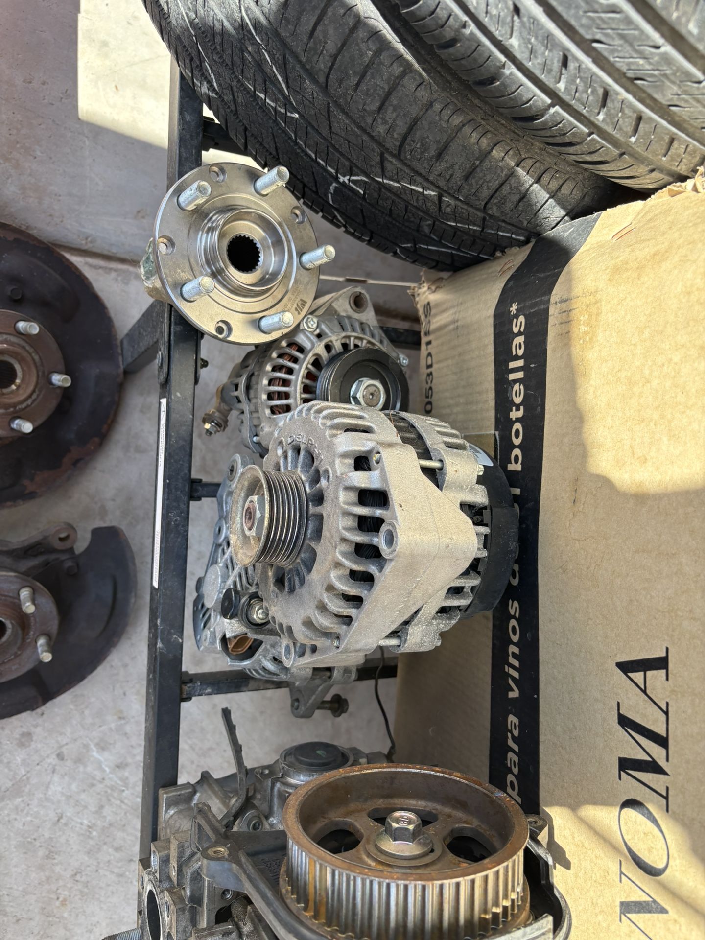 Chevy Alternator And Mirror