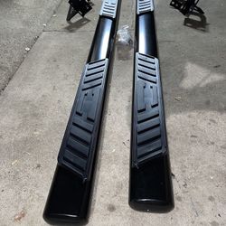 LA Zona Auto Parts 5 inch Nerf Bars 2004 to 2014 Ford F150 Estribos Negros Running Boards