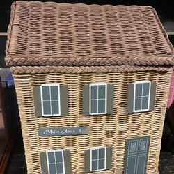 Vintage Wicker House Basket