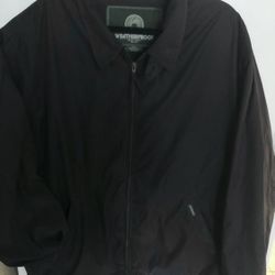 Men’s Black Weatherproof Jacket Size 3XL