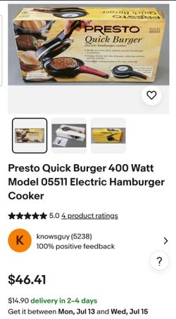 NEW Hamburger Cooker