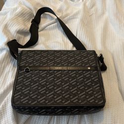 Versace La Greca Signature Messenger Bag