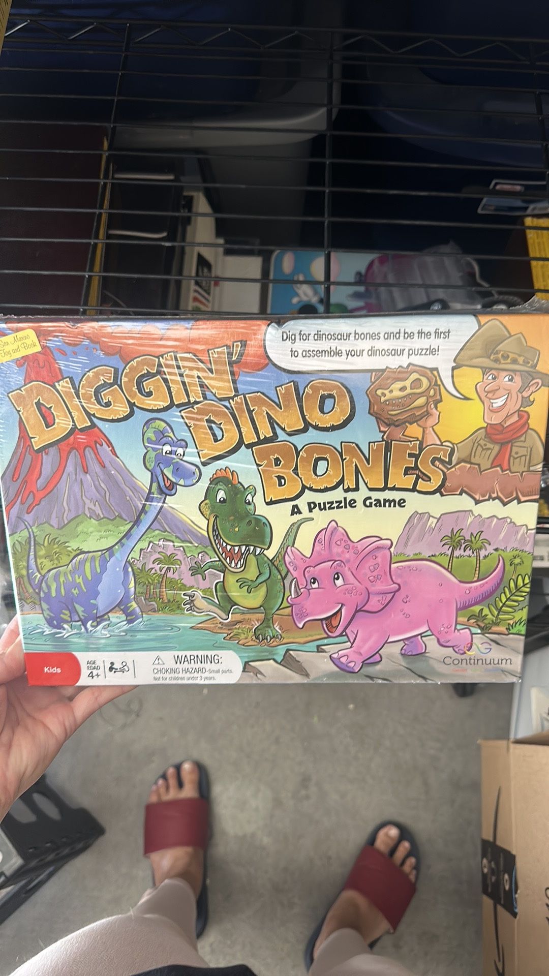 Diggin Dino Bones Puzzle Game