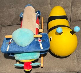 Airplane Rocker & Bouncing Bee - Toddler Ride On Toys!