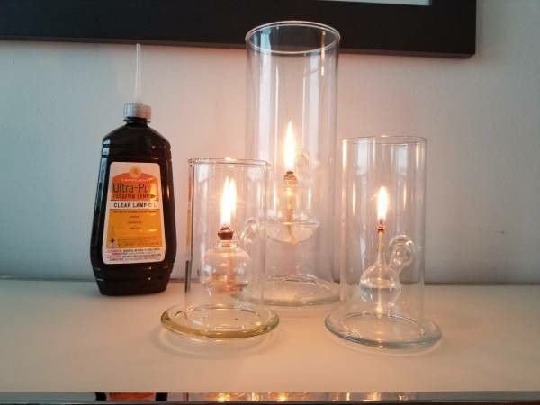 Wolfard Classic Hand Blown Glass Oil Lamps