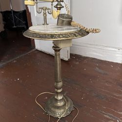 Rotary Phone  With Marble Table Top