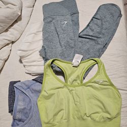 gymshark womens gym outfit set 