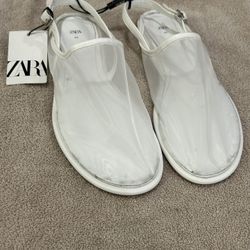 Zara Mesh Mules