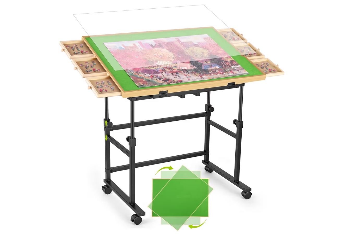 1500 Piece Jigsaw Puzzle Table New In Box 