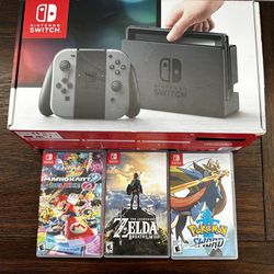 Nintendo Switch W/ 3 Games $175