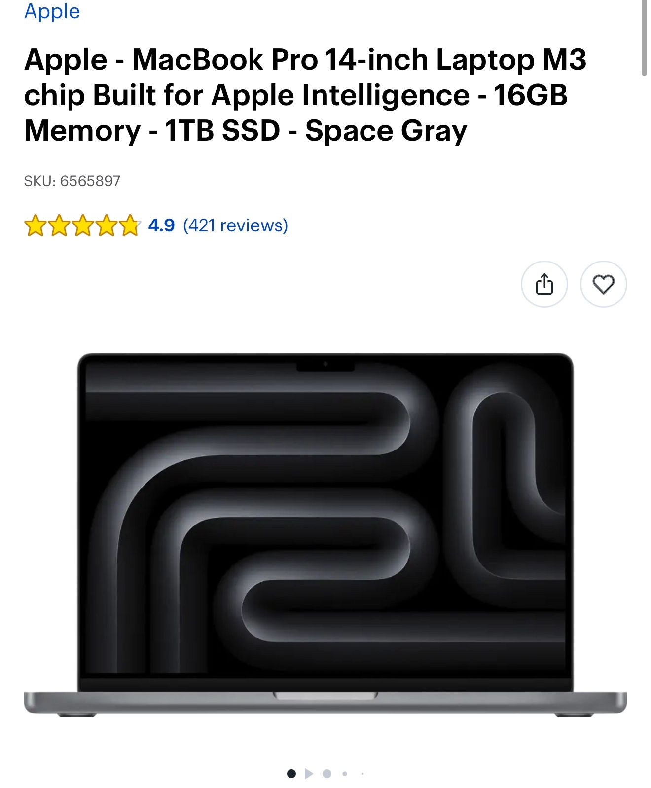 MacBook Pro 14inch M3 16gb Ram