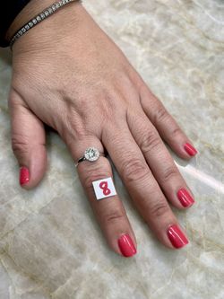 For Wedding 925 Sterling Silver Size 8