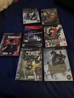 PS2 game lot
