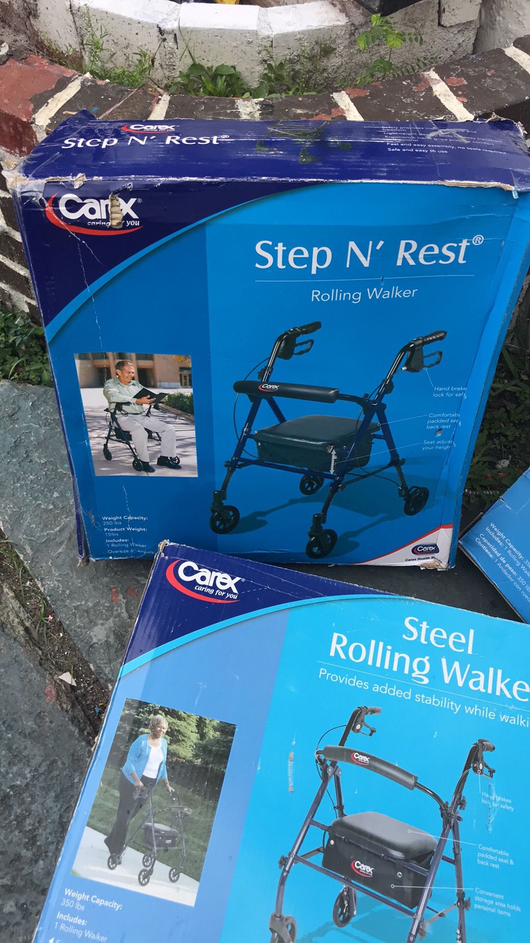 Steel Rolling Walker New In Box