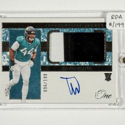 2022 Panini One #1 Travon Walker RPA #/199