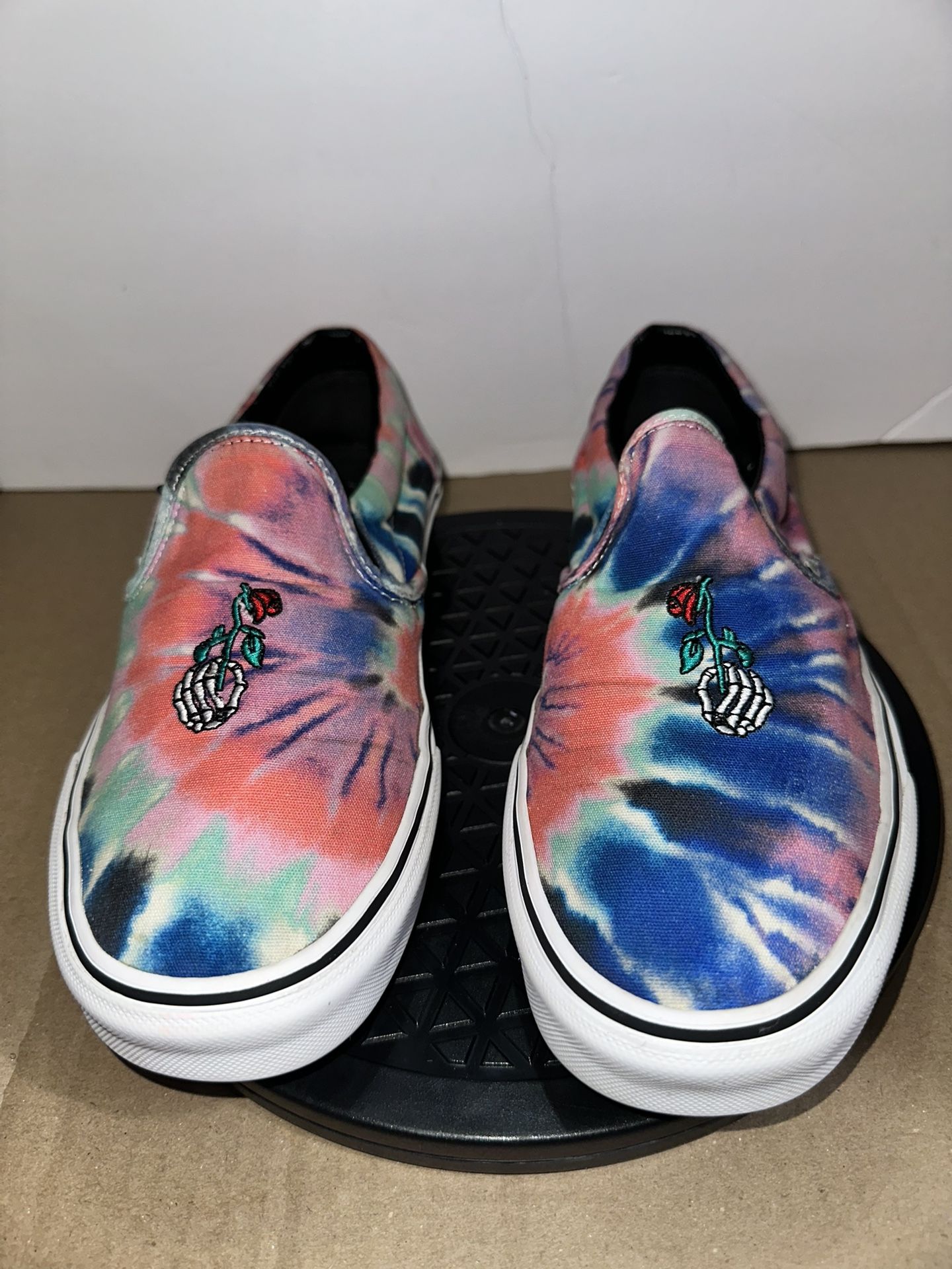 Grateful Dead Vans Sneaker- Size 9.5 women’s/ 8 men’s-Tie Dye Classic Slip On