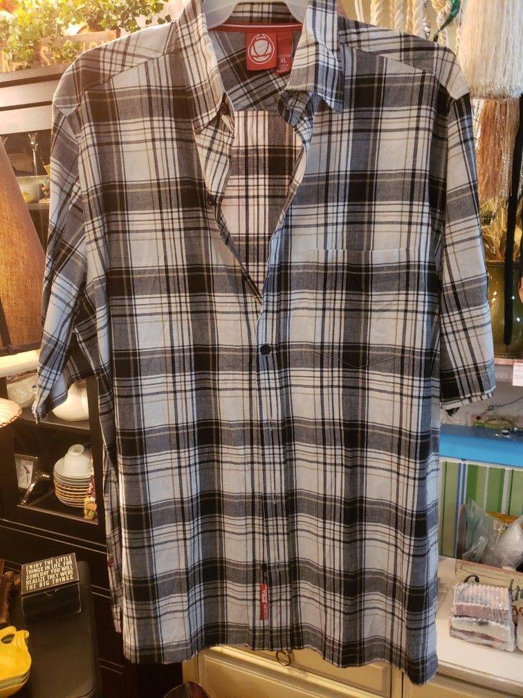 Men's XL B&T XL Plaid Shirt