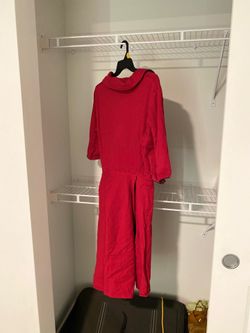 Deadly Dames Red Wrap Midi Dress