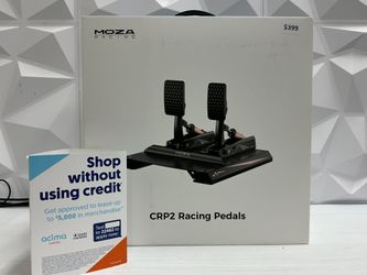 🦊 $0 DOWN NO CREDIT NEEDED 🦊 MOZA CRP2 Load Cell Pedals Pressure Sensor Pedal for Sim Racing Driving Video Games