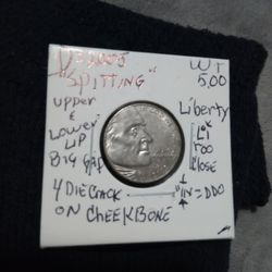 🇺🇸"T. Jefferson 5¢.(2005="D"Bicentennial.)DDO+ Errors.