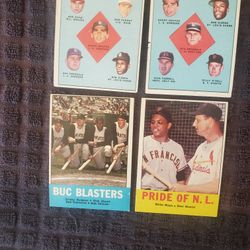 1962 TOPPS BASEBALL CARDS MAYS KOUFAX CLEMENTE  GIBSON 