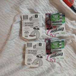 AA⁸ ENERGIZER RECHARGEABLE BATTERIES