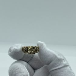 10k Gold Nugget Ring 