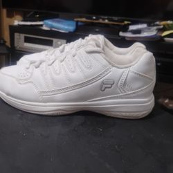 women's all white filas size 7.5 $20