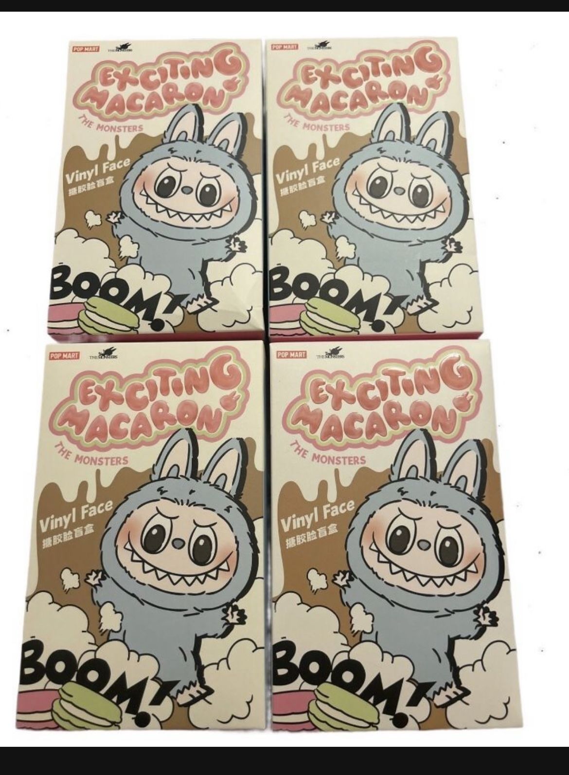 Authentic Popmart Labubu The Monsters Exciting Macaron’s Sealed Blind Box