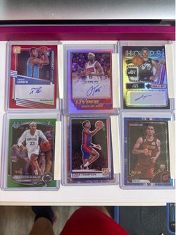 Auto & numbered cards