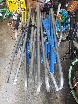 Pieces for trampoline