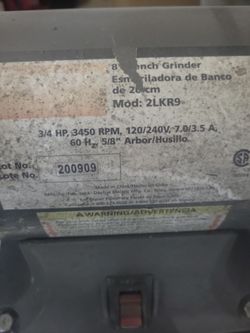 Dayton8 inch bench grinder
