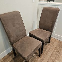 Set Of 2 Matching Dining Chairs 