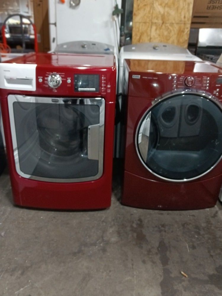 Maytag And Kenmore Elite Washer And Gas Dryer Set Works Great for Sale