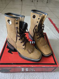 Women Western Lace ups. Booties 