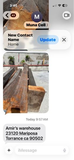 Wooden Beams 10 feet long