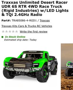 Traxxas UDR new