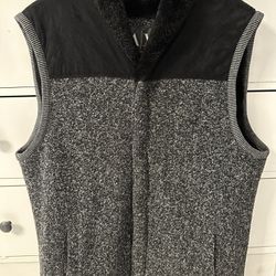 Armani Exchange A|X Mens Fur Vest/Jacket