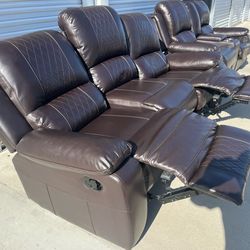 Sofa & Loveseat set w/Recliners