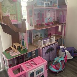Kids Dollhouse Toys 