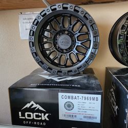 17" LOCK OFF-ROAD WHEELS TACOMA 4RUNNER TUNDRA SEQUOIA FJ SILVERADO SUBURBAN AVALANCHE TAHOE SIERRA