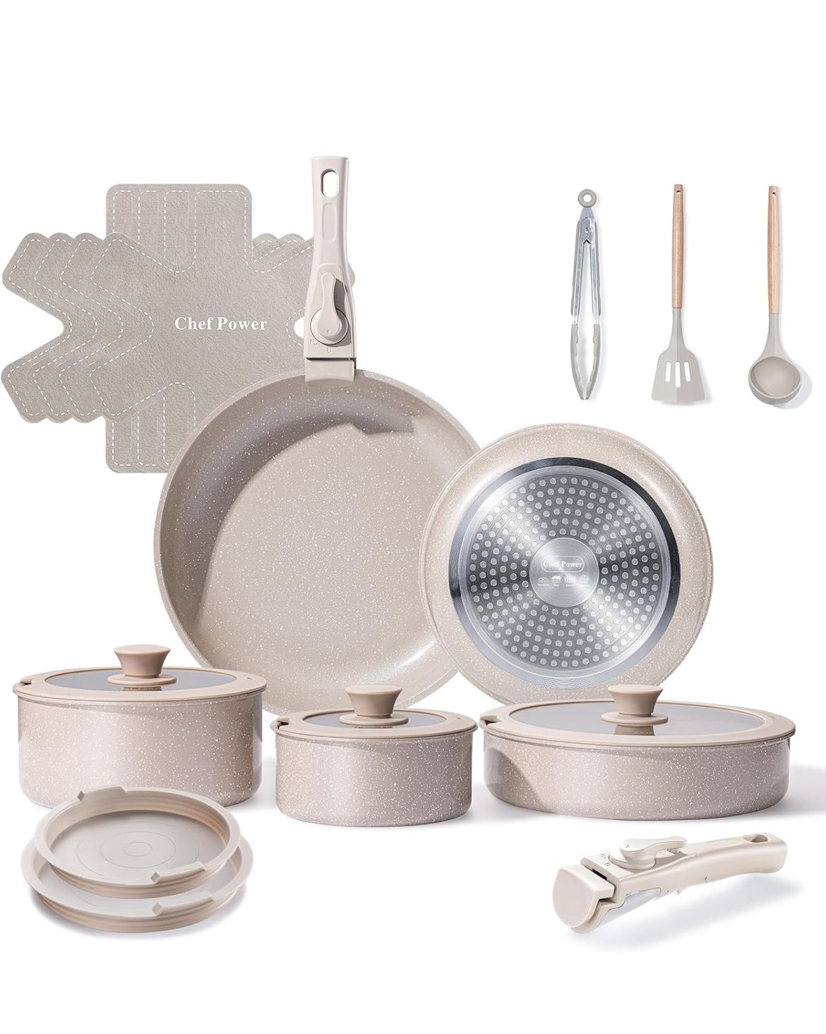 Brand New 19pc Ceramic Nonstick Cookware Set