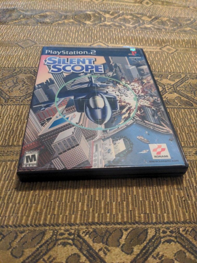 PlayStation 2 Silent Scope Used Game.
