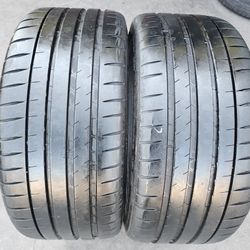 2 USED TIRES MICHELIN 235/35/19